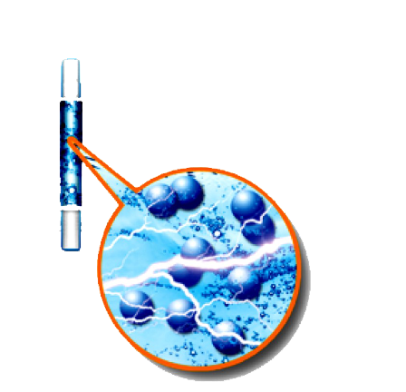 Electrical charge splits oxygen molecules