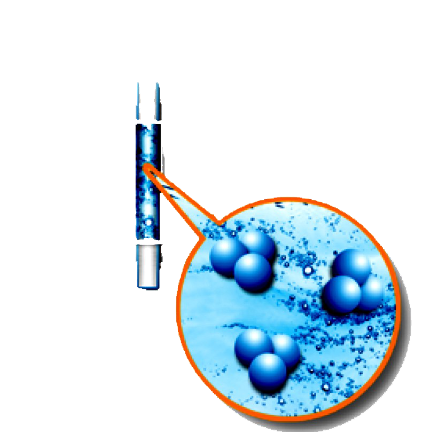 Molecules re-assemble, forming ozone