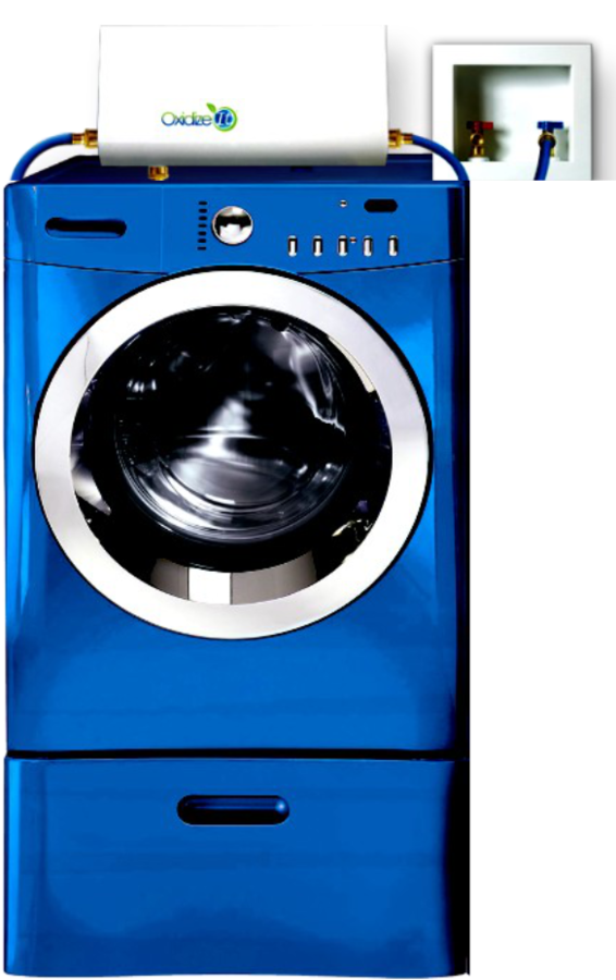 OXIDIZE IT system installed on a washing machine