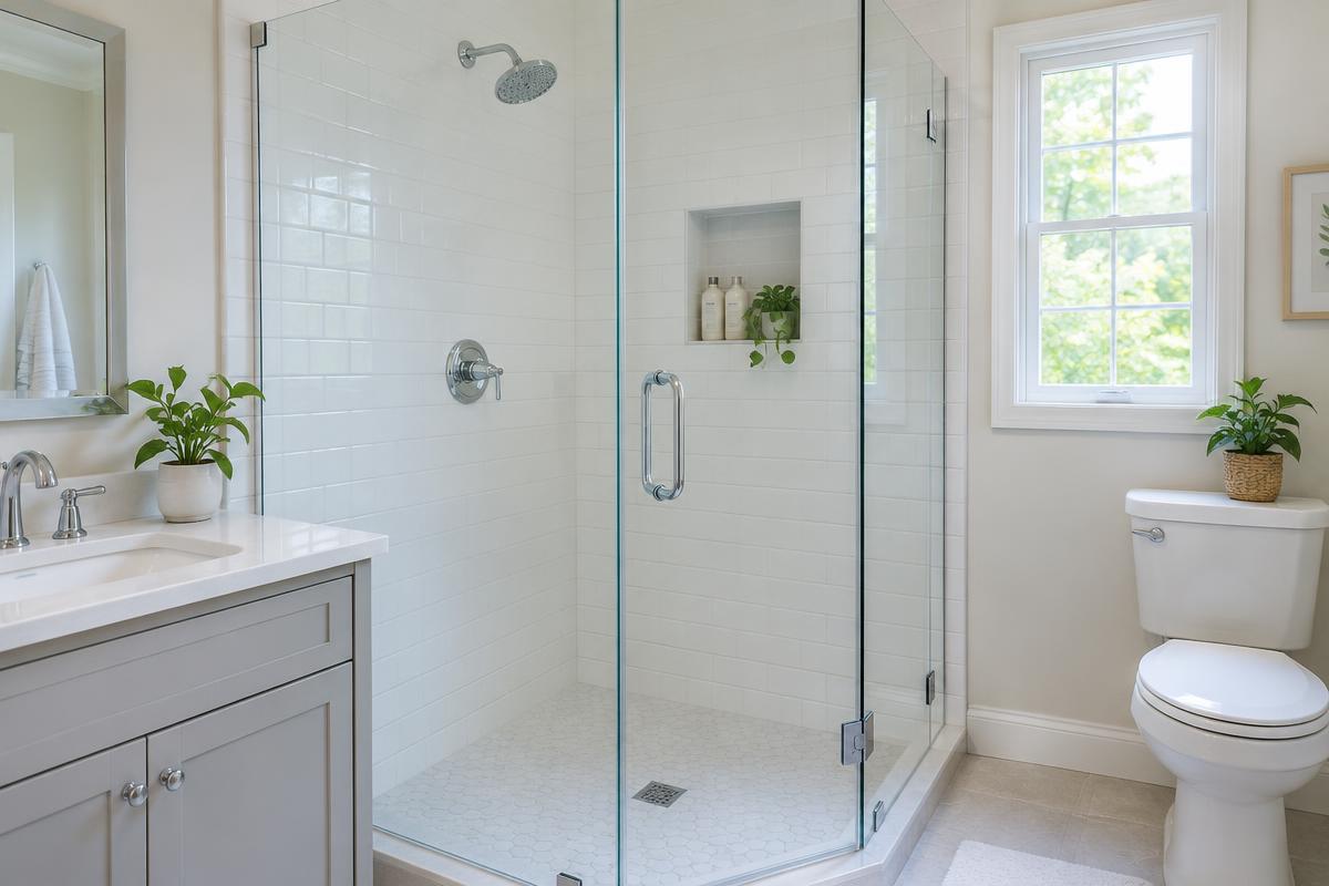 Cleaner, spot-free bathrooms and showers