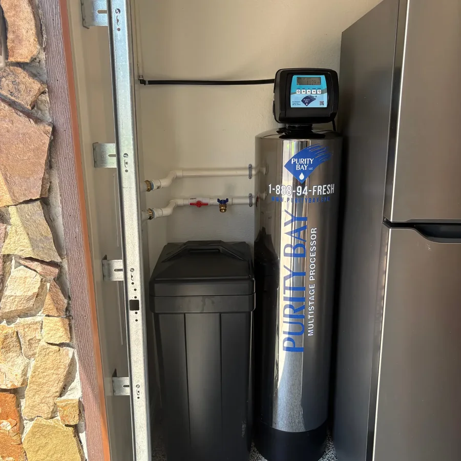 Purity Bay system installed in a Palm Harbor garage