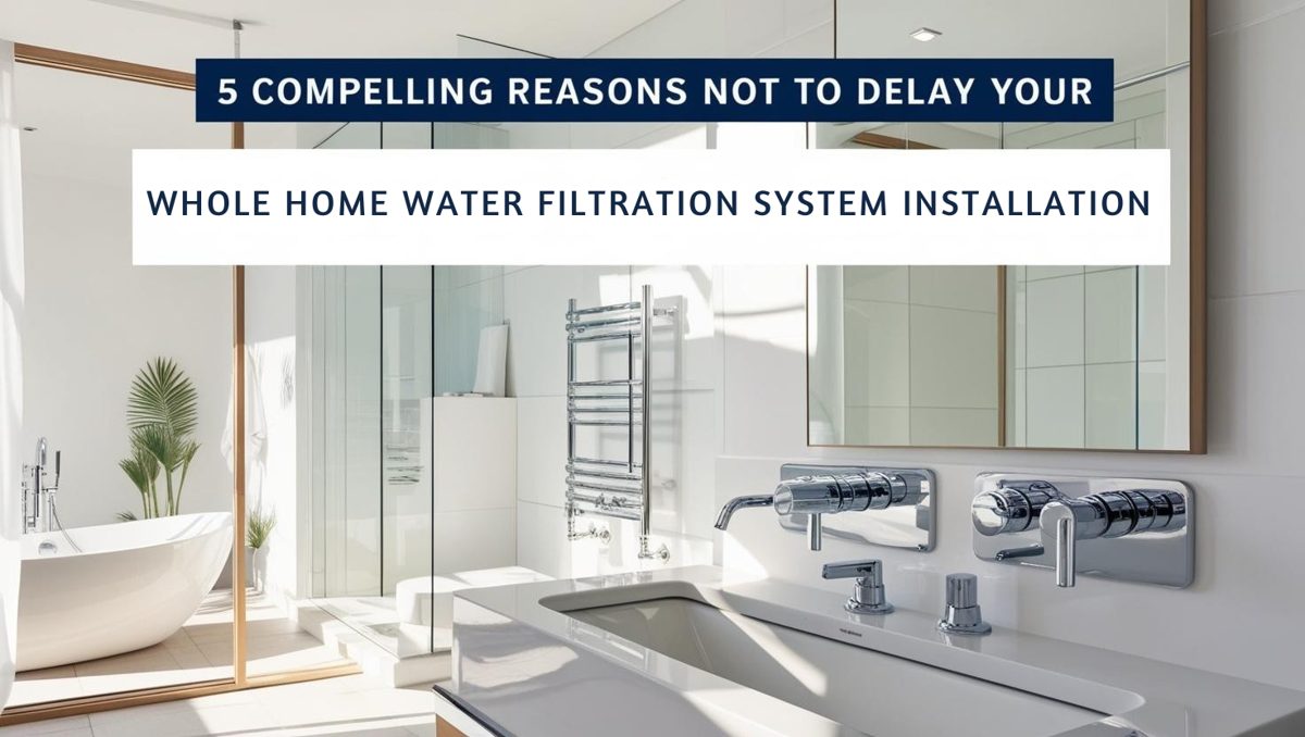 5 Compelling Reasons Not To Delay Your Whole Home Water Installation