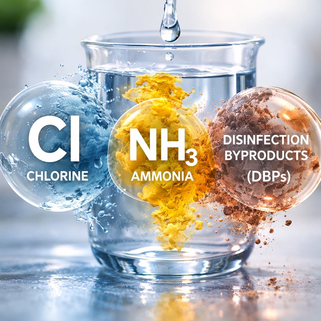 Chlorine, Ammonia and disinfection byproducts